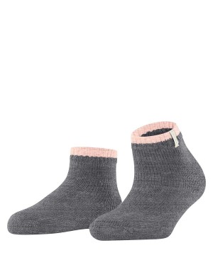 Grey Falke Cosy Plush Short sock Women Socks | 478-VIJZDA