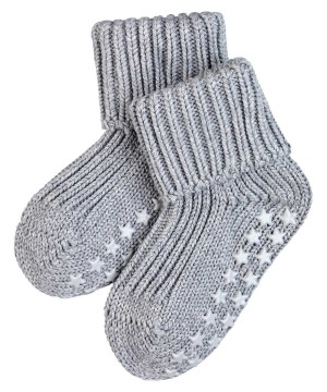Grey Falke Cotton Catspads House socks Baby Socks | 124-VUBMIK