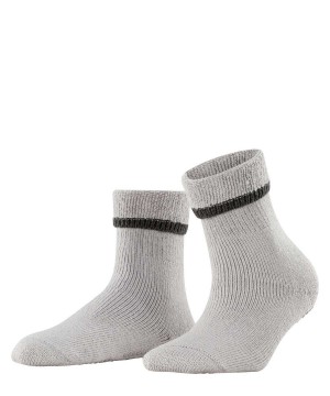 Grey Falke Cuddle Pads House socks Women Socks | 904-XWLTHV