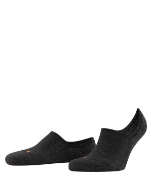 Grey Falke Keep Warm Invisibles Women No Show Socks | 940-SPFALU
