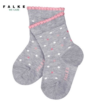 Grey Falke Little Dot Socks Baby Socks | 816-BOMCHA