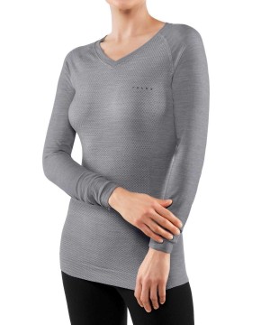 Grey Falke Long sleeve shirt Wool-Tech Light Women Long Sleeve Shirts | 402-DISWAZ