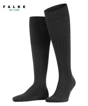 Grey Falke Milano Knee-high Socks Men Socks | 879-DZTIYF