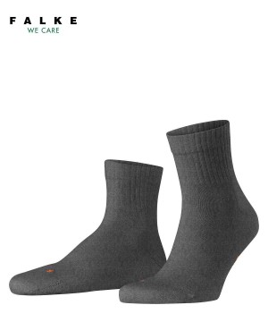 Grey Falke Run Rib Short sock Men Socks | 720-ENWRMJ