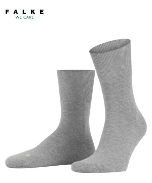 Grey Falke Run Socks Men Socks | 038-SNXVWQ