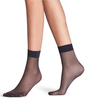 Grey Falke Seidenglatt 15 DEN Ankle socks Women Socks | 084-OFIRDV