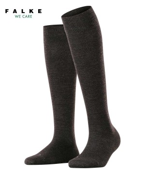 Grey Falke Sensitive Berlin Knee-high Socks Women Socks | 256-CAJRFW