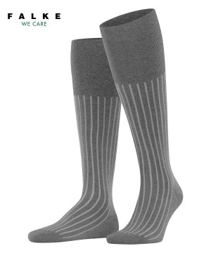 Grey Falke Shadow Knee-high Socks Men Socks | 124-CDWXJI