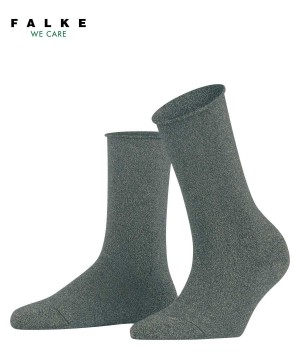 Grey Falke Shiny Socks Women Socks | 537-KBTQAY