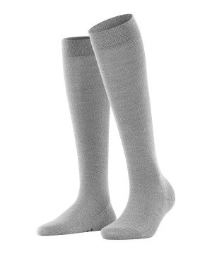 Grey Falke Softmerino Knee-high Socks Women Socks | 270-QZAOHM