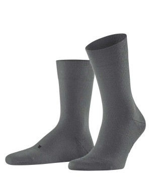 Grey Falke Stabilizing Wool Everyday Socks Men Socks | 195-DWYABJ