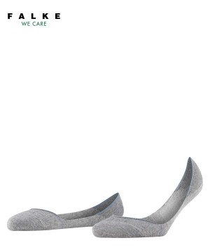 Grey Falke Step Medium Cut Invisibles Women No Show Socks | 647-WMRYCE