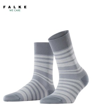 Grey Falke Sunset Stripe Socks Women Socks | 854-ULJQXD