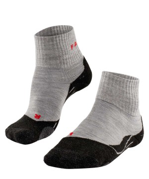 Grey Falke TK2 Explore Short Trekking Short sock Women Sports Socks | 059-LIOWBU