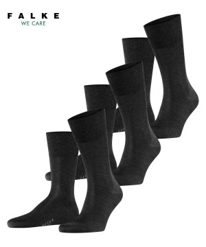 Grey Falke Tiago 3-Pack Socks Men Socks | 125-YVENGH