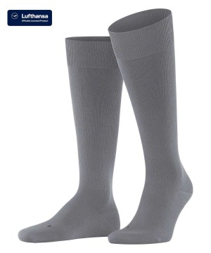 Grey Falke Ultra Energizing Knee-high Socks Men Socks | 973-FGECWY