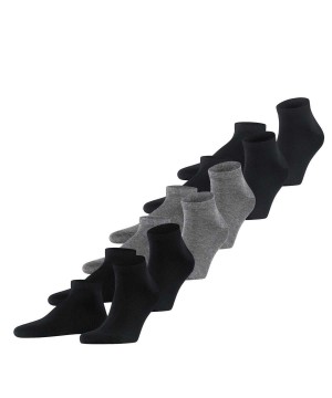 Multicolored Falke Happy 6-Pack Sneaker socks Men Socks | 845-FXORQV