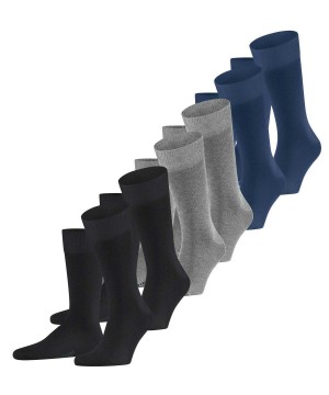 Multicolored Falke Happy 6-Pack Socks Men Socks | 023-SHUIYE