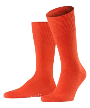 Orange Falke Airport Socks Men Socks | 576-ZCTLWA