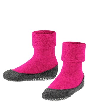 Pink Falke Cosyshoe Teens Slippers Kids' House Socks & Slippers | 348-FDNKCJ