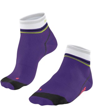 Purple Falke BC Impulse Short Biking Short sock Women Sports Socks | 904-NXLKMJ