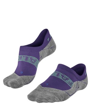 Purple Falke RU4 Endurance Cool Invisible Running Invisibles Women Sports Socks | 341-XNGHBR