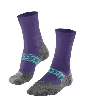 Purple Falke RU4 Endurance Cool Running Socks Women Sports Socks | 612-GWXUVY