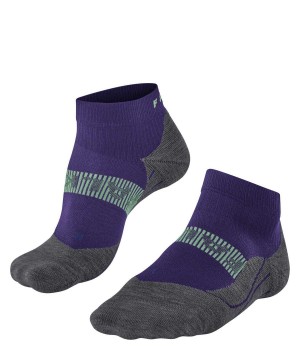 Purple Falke RU4 Endurance Cool Short Running Short sock Women Sports Socks | 974-KBCOJH
