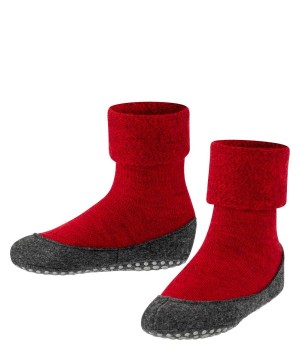Red Falke Cosyshoe Minis Slippers Kids' House Socks & Slippers | 894-TLGAWZ