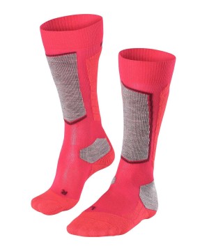 Red Falke SK2 Intermediate Vegan Skiing Knee-high Socks Women Sports Socks | 958-TCSZYJ