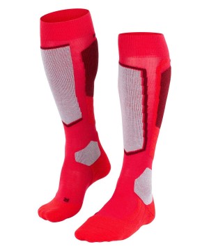 Red Falke SK2 Intermediate Wool Skiing Knee-high Socks Women Sports Socks | 601-ZXAQPB