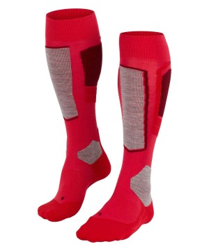 Red Falke SK4 Advanced Skiing Knee-high Socks Women Sports Socks | 023-ZAXFDK