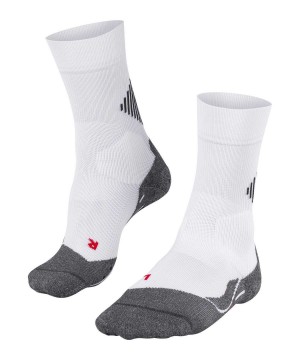 White Falke 4GRIP Stabilizing Socks Women Sports Socks | 340-LCRAQP