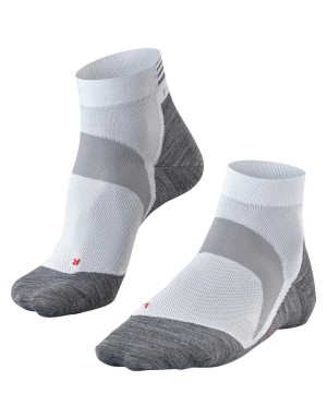 White Falke BC6 Pro Short Biking Short sock Women Sports Socks | 236-NSZEWO