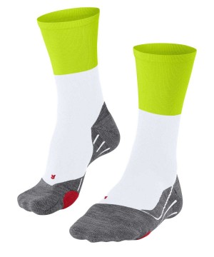 White Falke BC Gravel Biking Socks Women Sports Socks | 290-DZGKYE