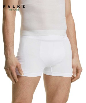 White Falke Boxer Ultralight Cool Men Functional Underwear | 869-PVYHUW