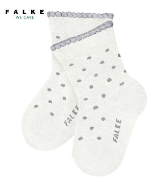 White Falke Little Dot Socks Baby Socks | 387-NSKRLG