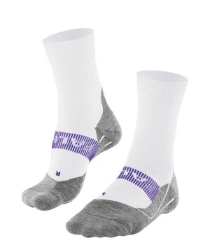 White Falke RU4 Endurance Cool Running Socks Women Sports Socks | 506-SGMPUY