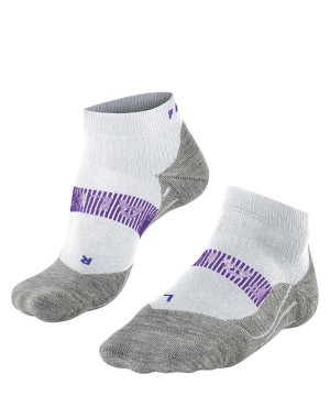 White Falke RU4 Endurance Cool Short Running Short sock Women Sports Socks | 167-RJUEKT