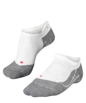 White Falke RU4 Endurance Invisible Running Invisibles Women Sports Socks | 354-ONDJGW