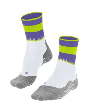 White Falke RU4 Endurance Running Socks Women Sports Socks | 639-TFXWSR