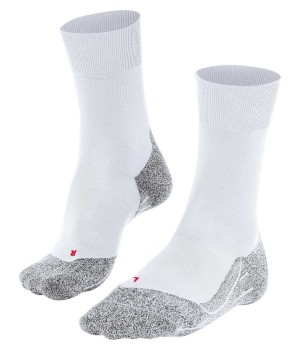 White Falke RU4 Light Performance Running Socks Women Sports Socks | 068-WZVYJB