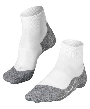 White Falke RU4 Light Performance Short Running Short sock Women Sports Socks | 921-ZJSIUW