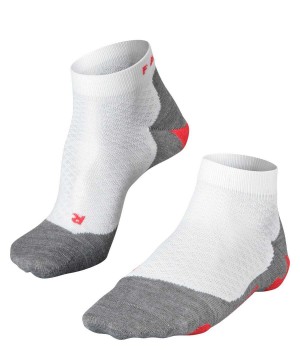White Falke RU5 Race Short Running Short sock Women Sports Socks | 853-LDTOAP