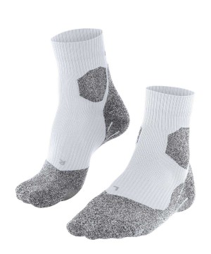 White Falke RU Trail Grip Running Socks Women Sports Socks | 397-NJKAOM