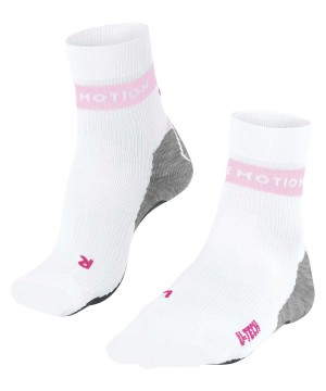 White Falke RU True Motion Aion Running Socks Women Sports Socks | 968-ETKZJD