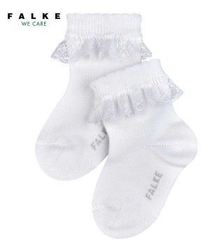 White Falke Romantic Lace Socks Baby Socks | 475-QDTMZC