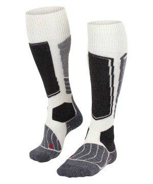 White Falke SK1 Comfort Skiing Knee-high Socks Women Sports Socks | 253-UMFLGO