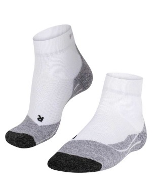 White Falke TE2 Short Tennis Short sock Women Sports Socks | 906-YDJEGX