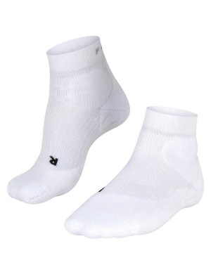 White Falke TE2 Short Tennis Short sock Women Sports Socks | 574-ERJUBP